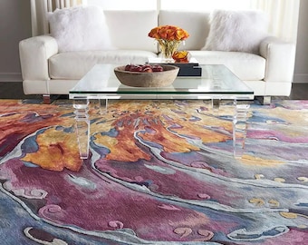 Tufted Jardin Rug 100% New Zealand Woolen High Quality Area Rug for ...