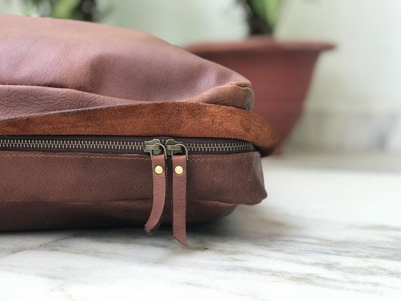 Customized Genuine Leather Seat Cushion Cover Rectangular Floor Cushion Cover Table Seat Pad Customized Leather Pet Bed Dining Cushion