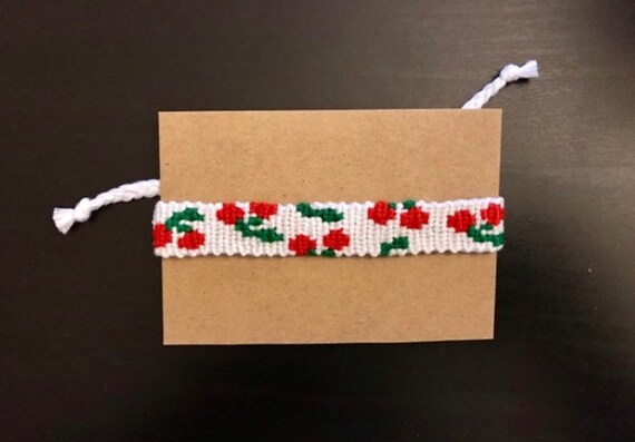 Custom Personalised Handmade Chevron Friendship Bracelet