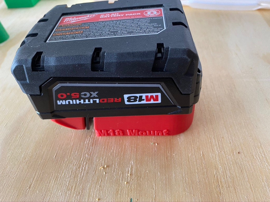 Milwaukee M18 Battery Holder Milwaukee Wall Mount Milwaukee Tools