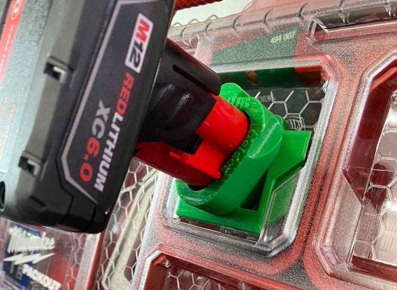 Milwaukee Packout M12 Battery Holder Milwaukee Packout Mounts for