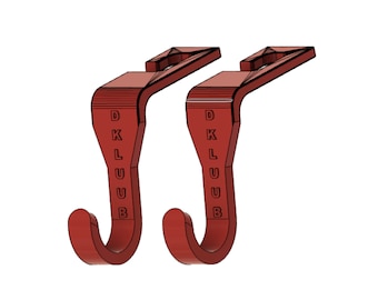 3D Printed Car Headrest Hook Hanger: PETG Storage Organizer (4 PACK)