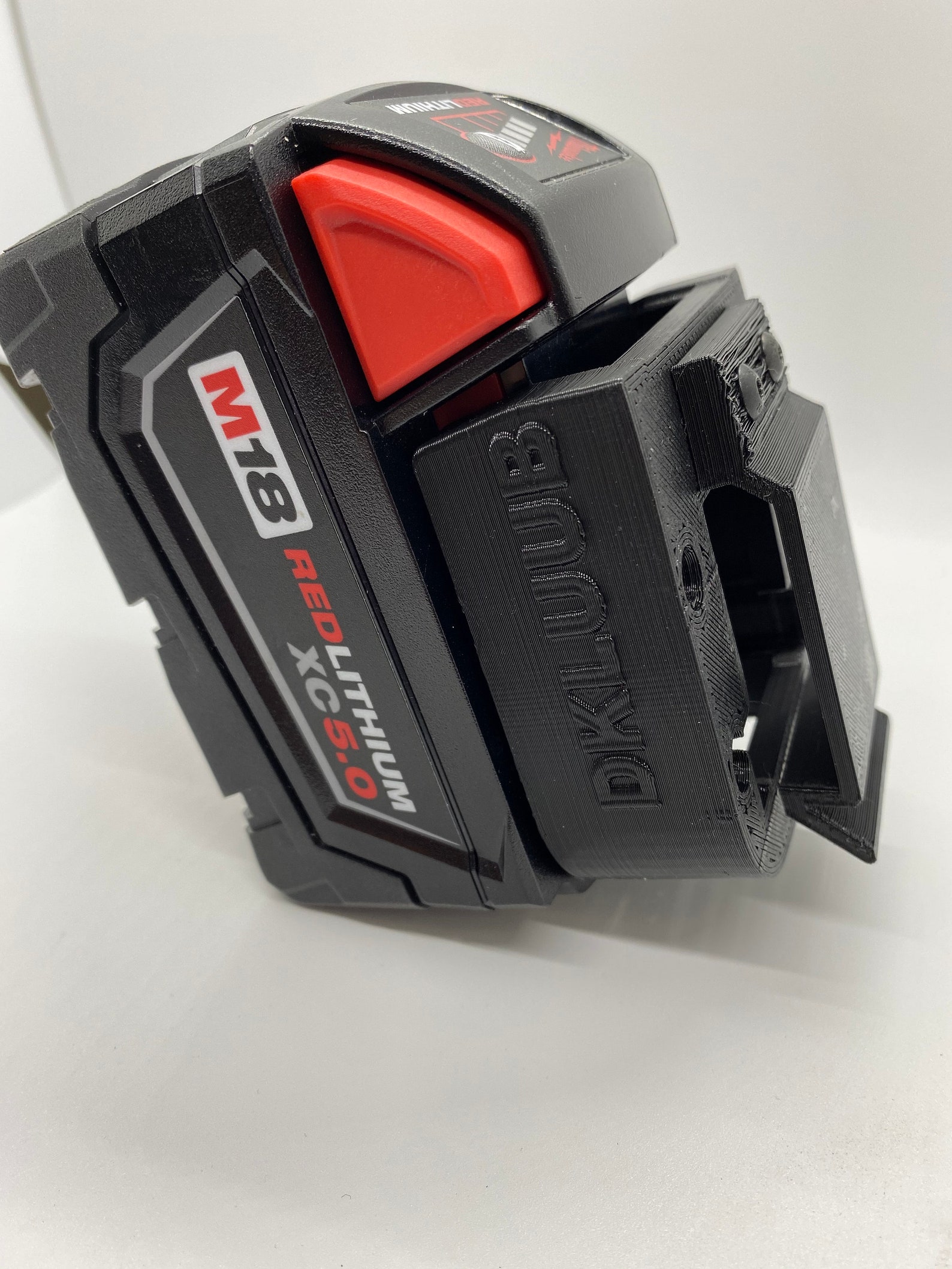 Milwaukee M18 Toolbelt Battery Holder M18 Battery Mount Etsy