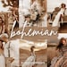 Lightroom Preset BOHEMIAN, Single Mobile Desktop Lightroom Preset, Brown Vintage Boho Lightroom Preset 