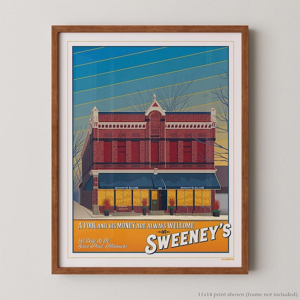 Sweeney's Saloon Saint Paul, Minnesota. Local bar in St. Paul MN