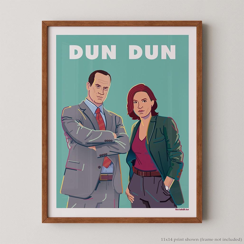 Benson and Stabler Dun Dun Art Elliot Stabler and Olivia