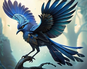Male Boobrie - The Protective Spirit Bird of the Spiritual Realm