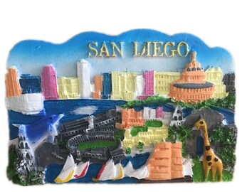 Groß Kühlschrank Magnet San Francisco USA Touristen 4
