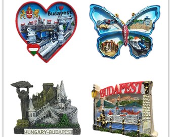 Budapest Hungary Fridge Magnet Travel Souvenir Gift Collection Craft Refrigerator Decoration