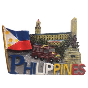 Philippines Fridge Magnet Travel Souvenir Gift Collection Craft Refrigerator Decoration