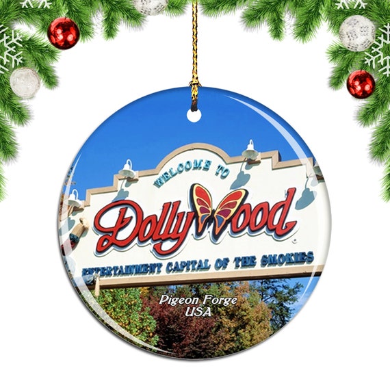 Dollywood Pigeon Tennessee USA Kerst ornament Souvenir Etsy