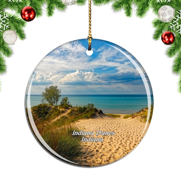 Indiana Dunes Ornament Etsy
