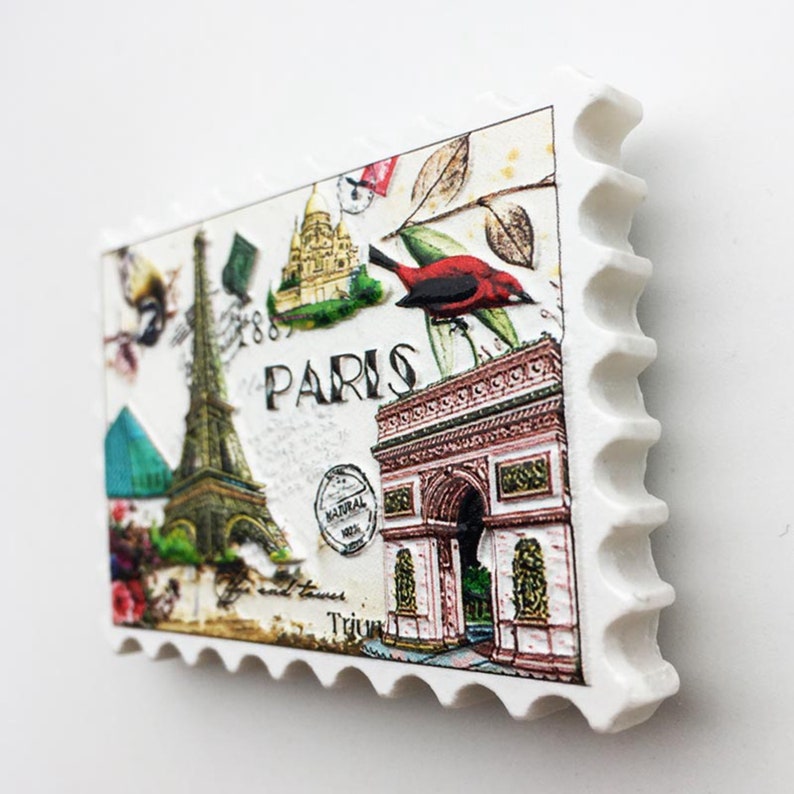 Calendario Magnetico 3D Provenza Francia - Magnete Da Frigorifero In Resina Fatto A Mano - Souvenir - 3