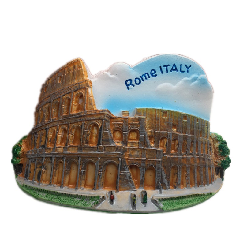 Colosseum Rome Italy Fridge Travel Souvenir Collection Etsy