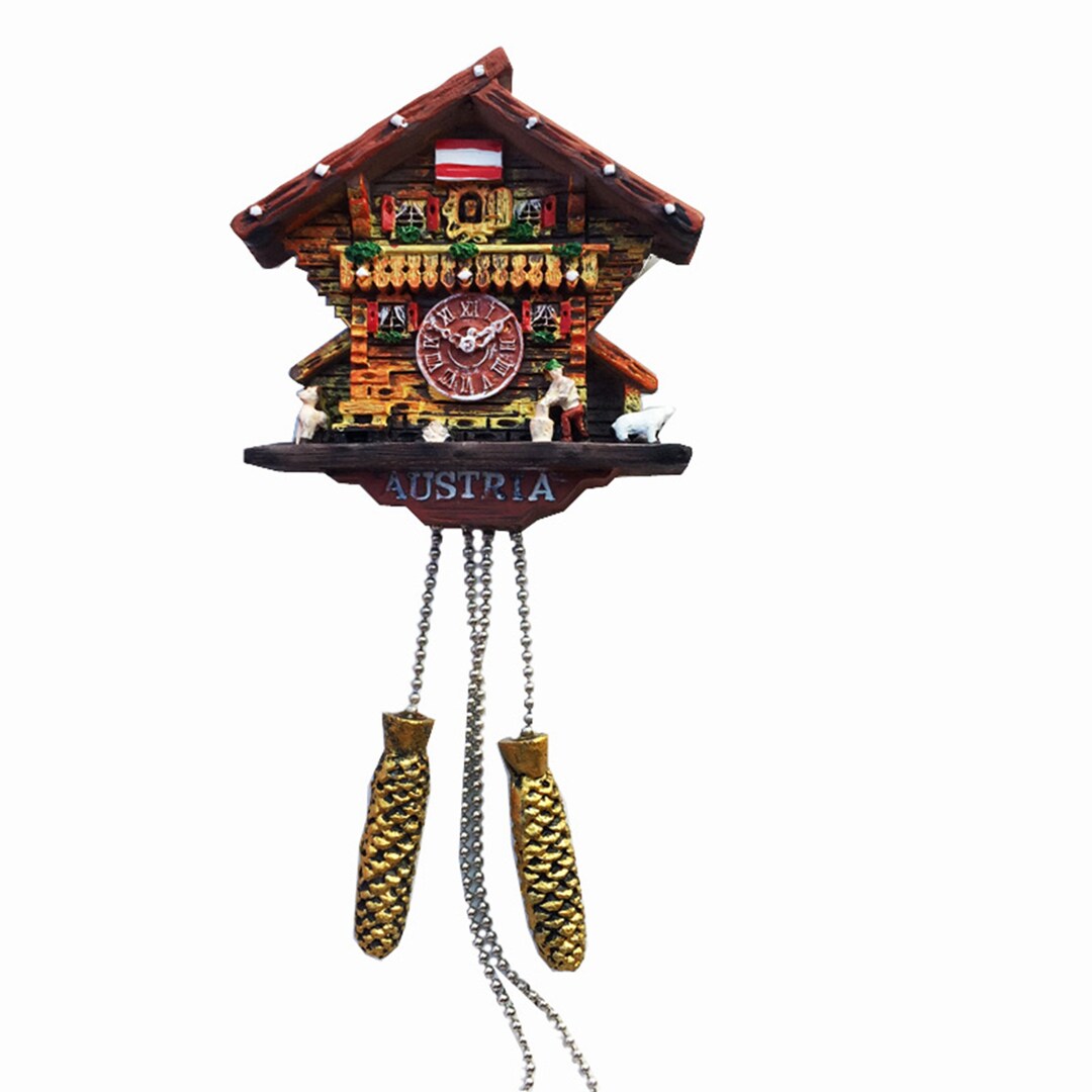 Cuckoo Clock Austria Fridge Travel Souvenir Gift Collection