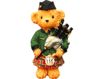 Bear Scotland UK Fridge Magnet Travel Souvenir Gift Collection Craft Refrigerator Decoration