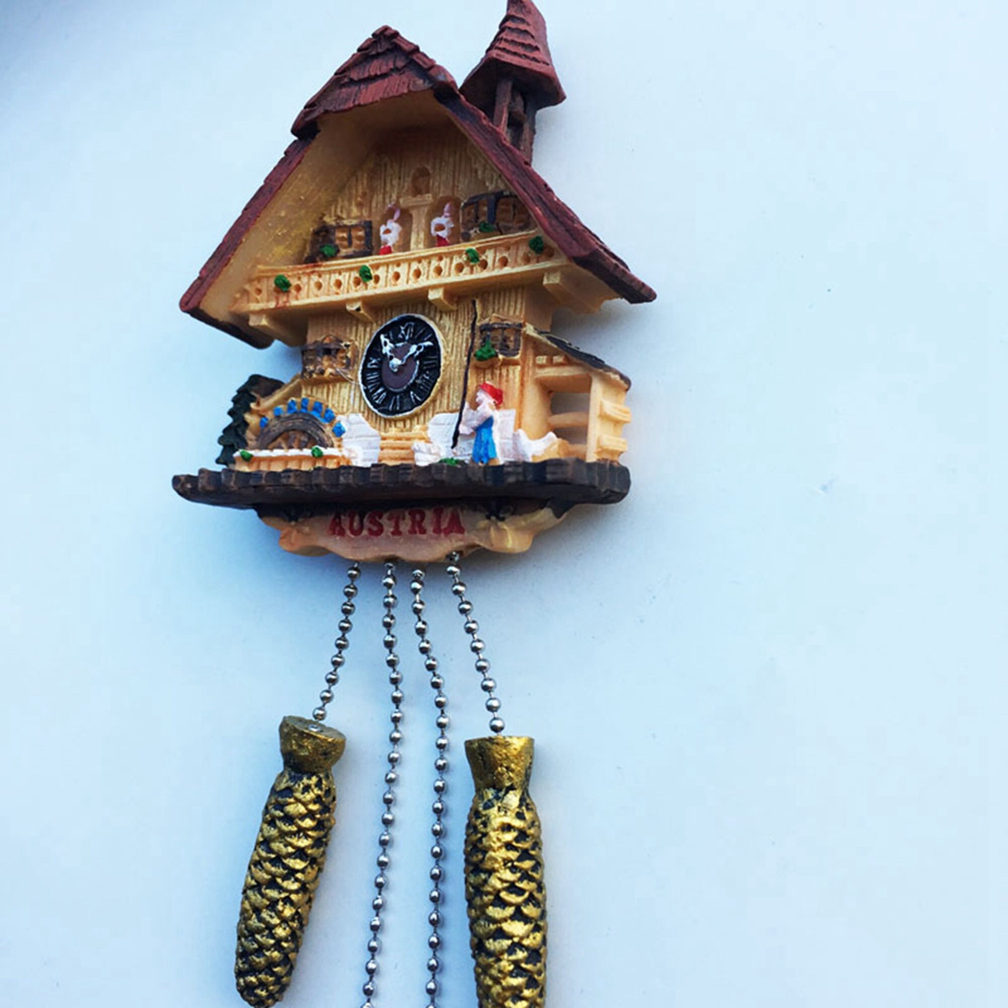 Salzburg Cuckoo Clock Austria Fridge Travel Souvenir Etsy