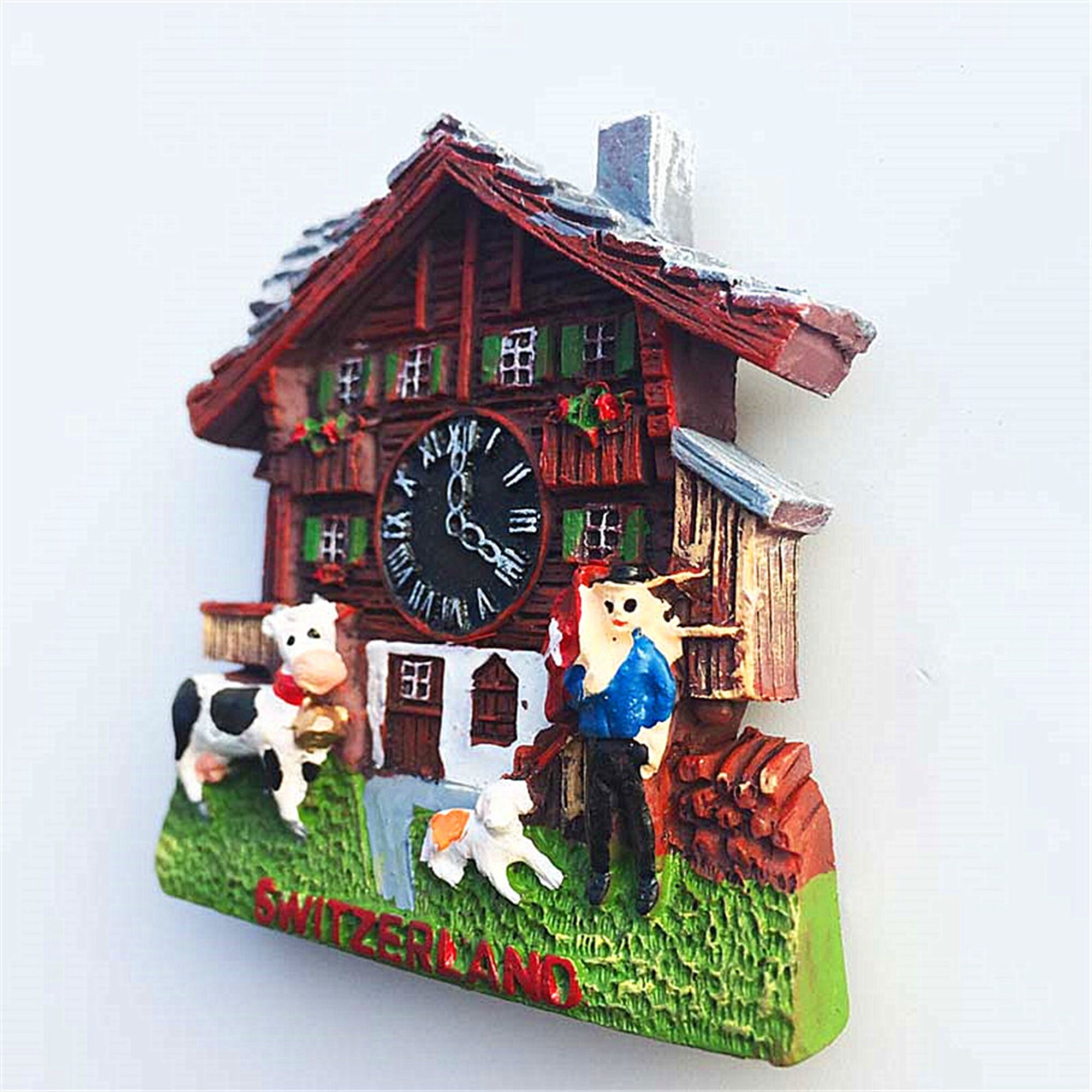 Cuckoo Clock Switzerland Fridge Travel Souvenir Gift Etsy UK