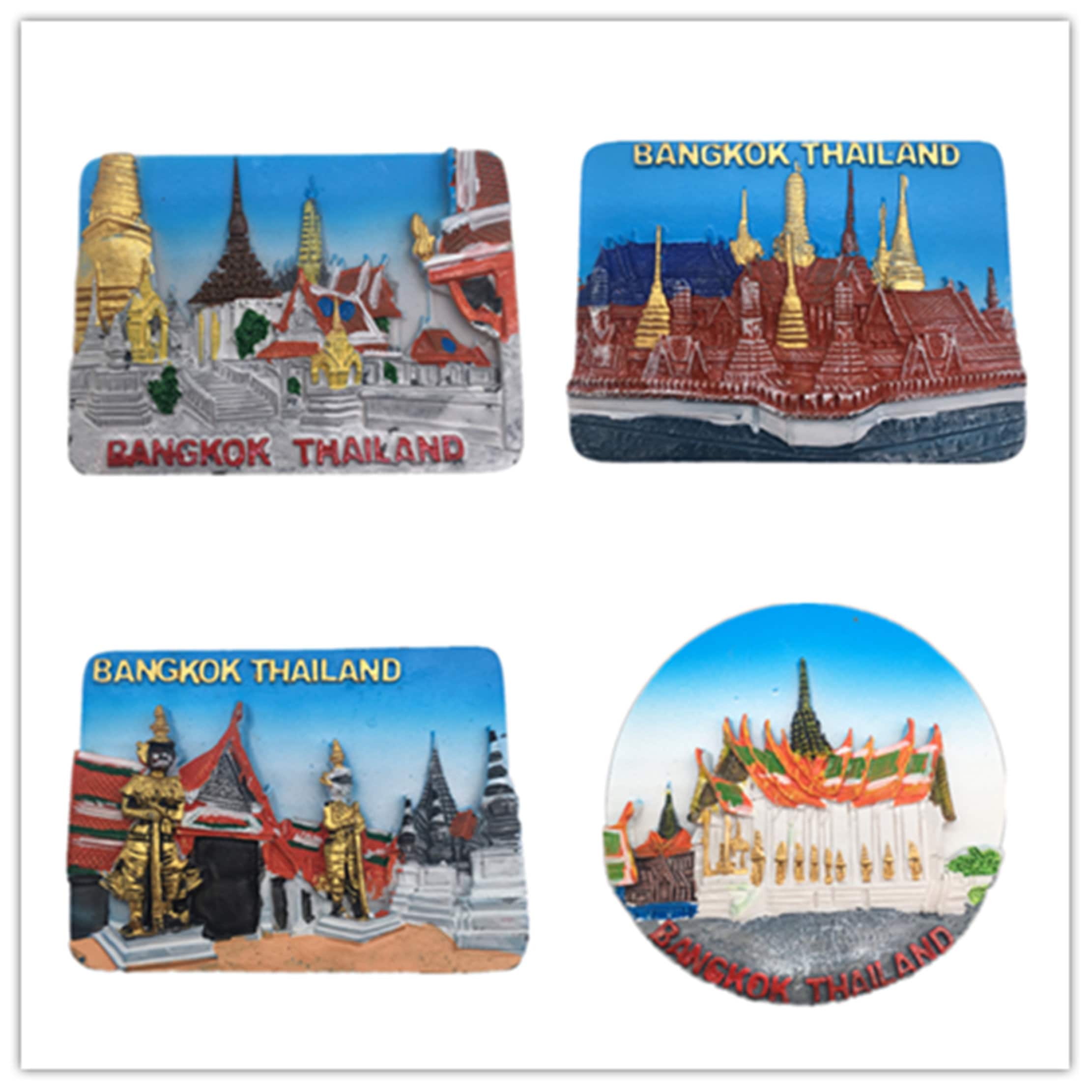 travel souvenir flexible fridge magnet THAILAND Bangkok 