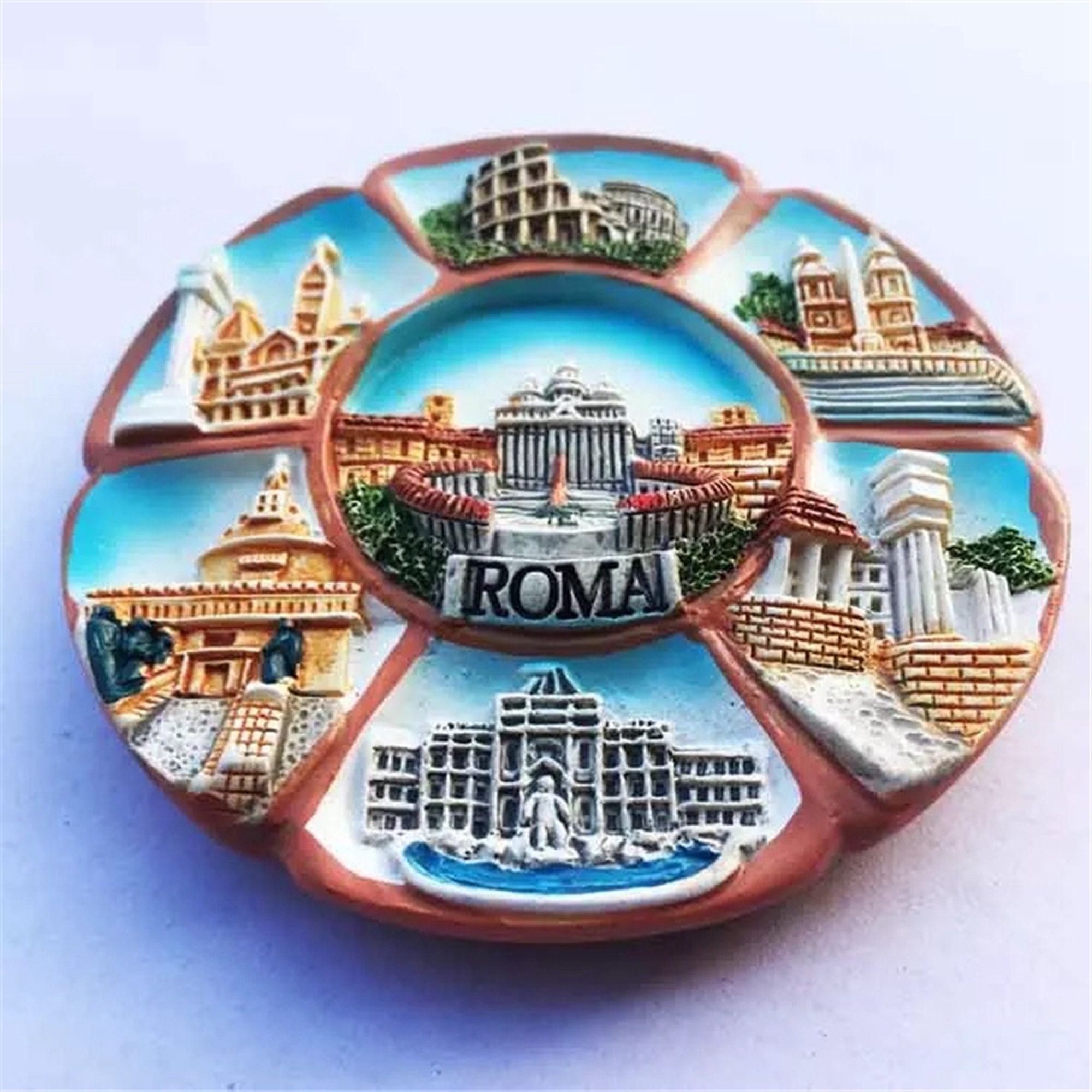 Rome Italy Fridge Travel Souvenir Gift Collection Craft Etsy