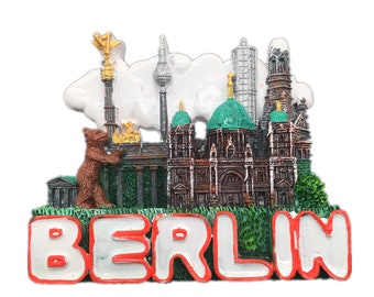 Berlin Germany Decowood Jumbo Wood magnet Berlin Germany Decowood Jumbo Wood magnet