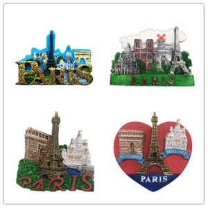 Paris Tower France Fridge Magnet Travel Souvenir Gift Collection Craft Refrigerator Decoration