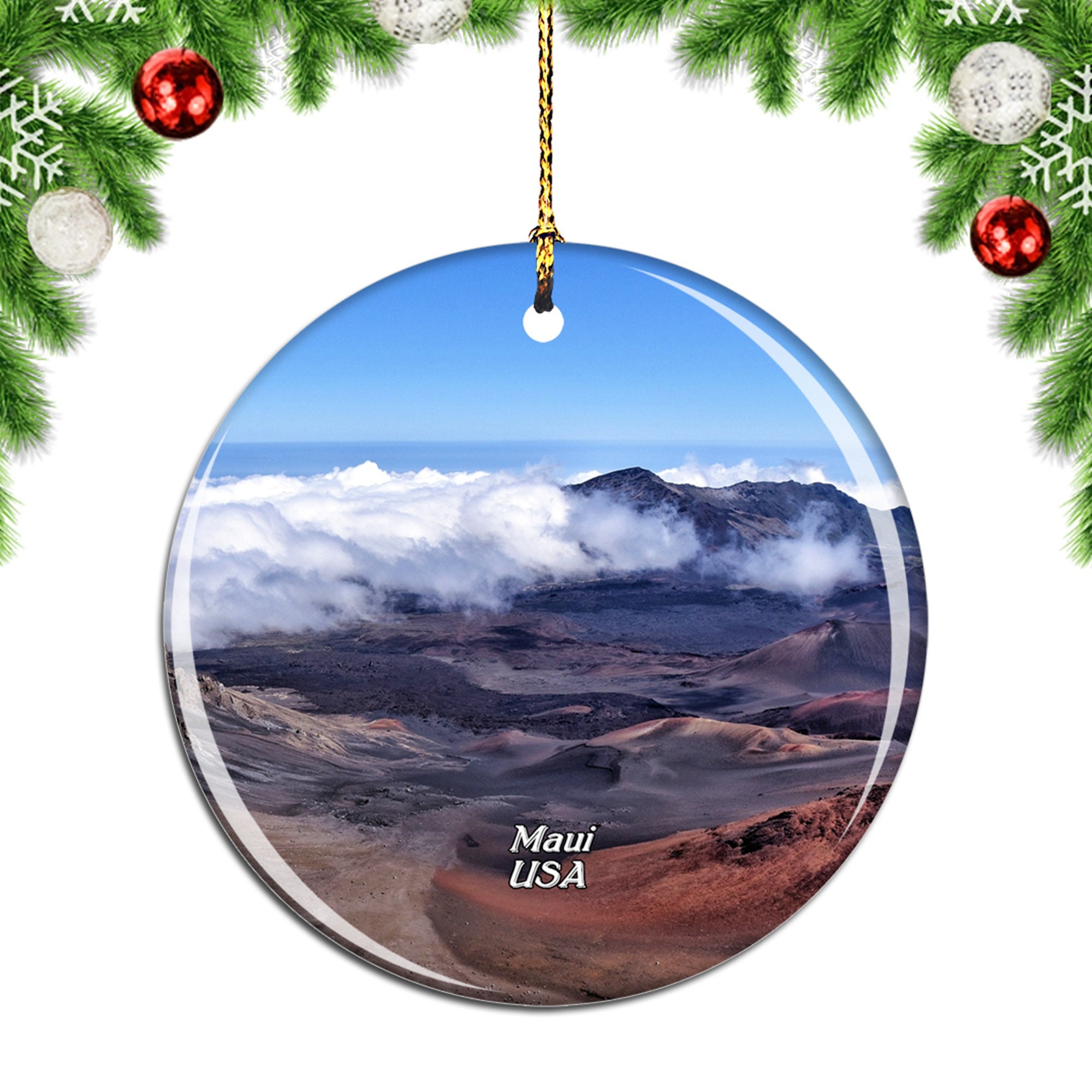 2022 Maui Christmas Ornaments Haleakala National Park Maui Hawaii Usa Christmas Ornament | Etsy Canada