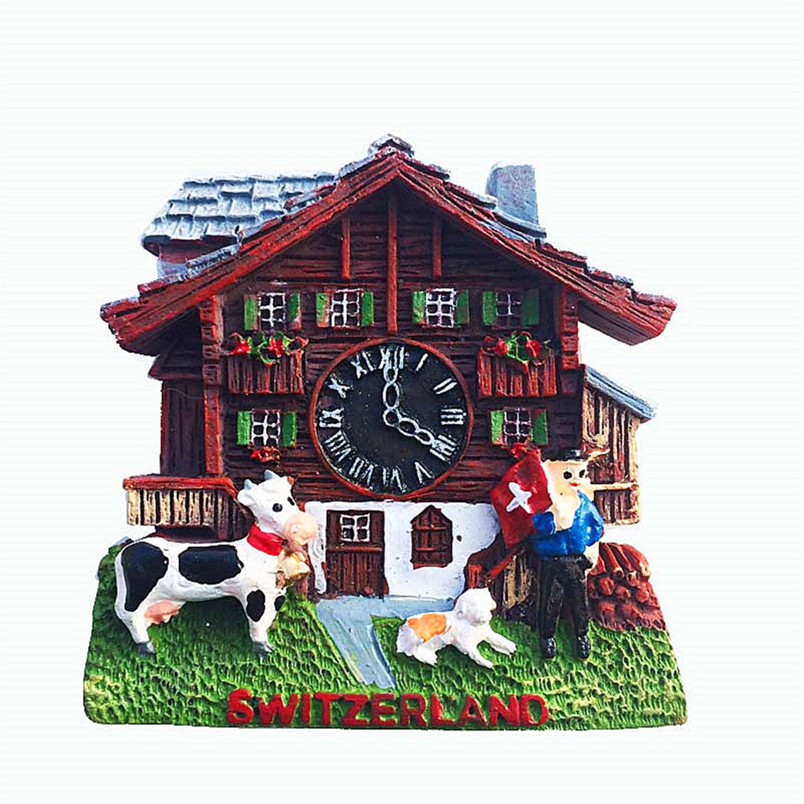 Cuckoo Clock Switzerland Fridge Travel Souvenir Gift Etsy UK