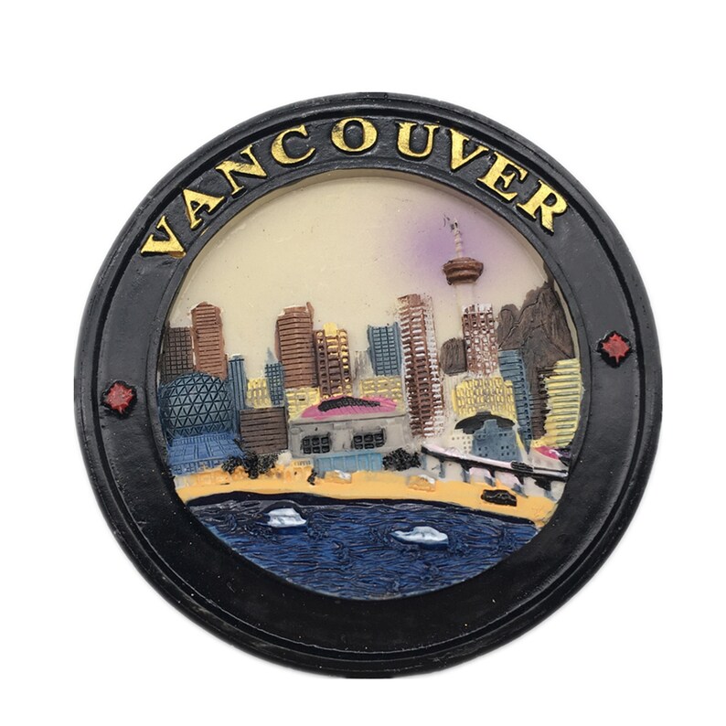 Vancouver Canada Fridge Travel Souvenir Gift Collection Etsy
