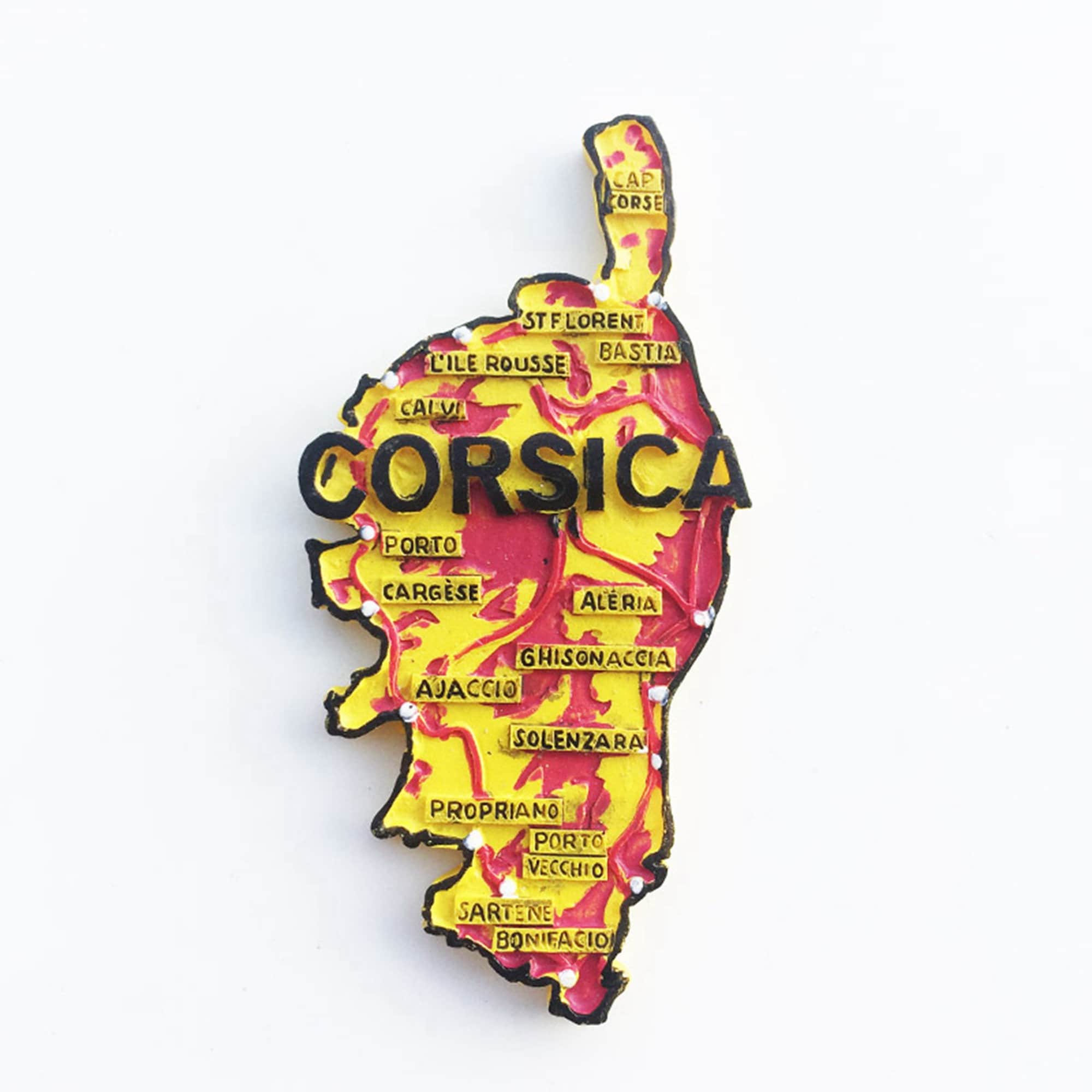 Corsica Wappen Kühlschrankmagnet Frankreich 
