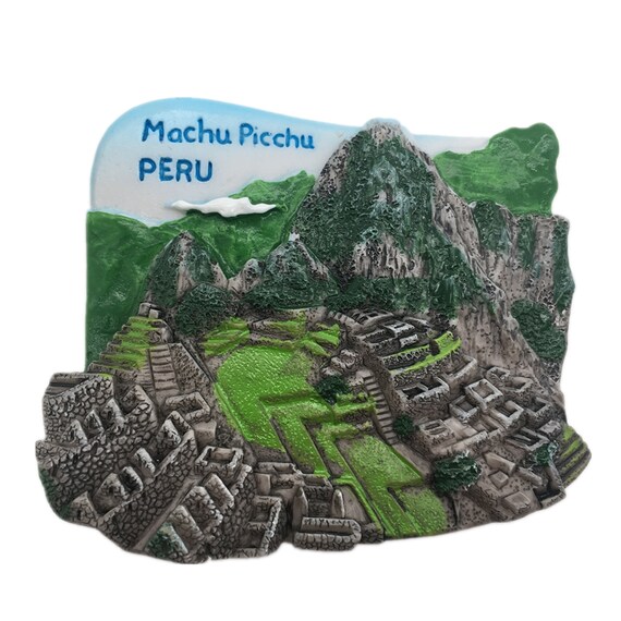 Machu Picchu Peru Fridge Magnet Travel Souvenir Gift Etsy Denmark