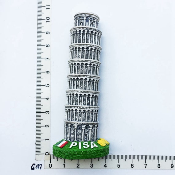 Schiefer Turm Pisa Kühlschrank-Magnet 01 