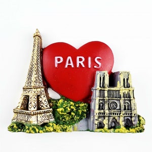 Paris Eiffel Tower France Fridge Magnet Travel Souvenir Gift Collection Craft Refrigerator Decoration