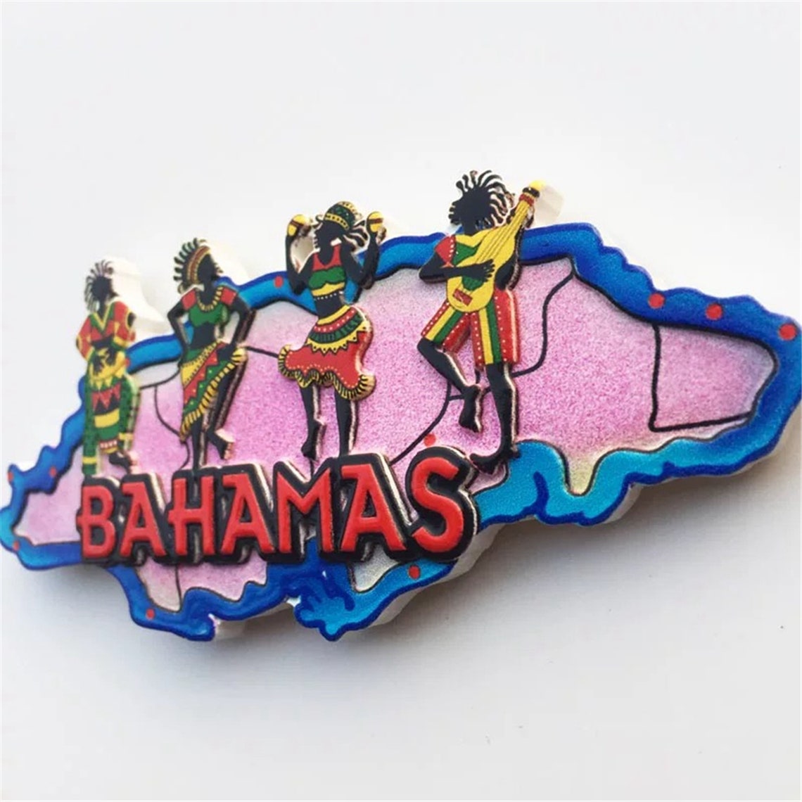 Map Bahamas Fridge Travel Souvenir Gift Collection Etsy