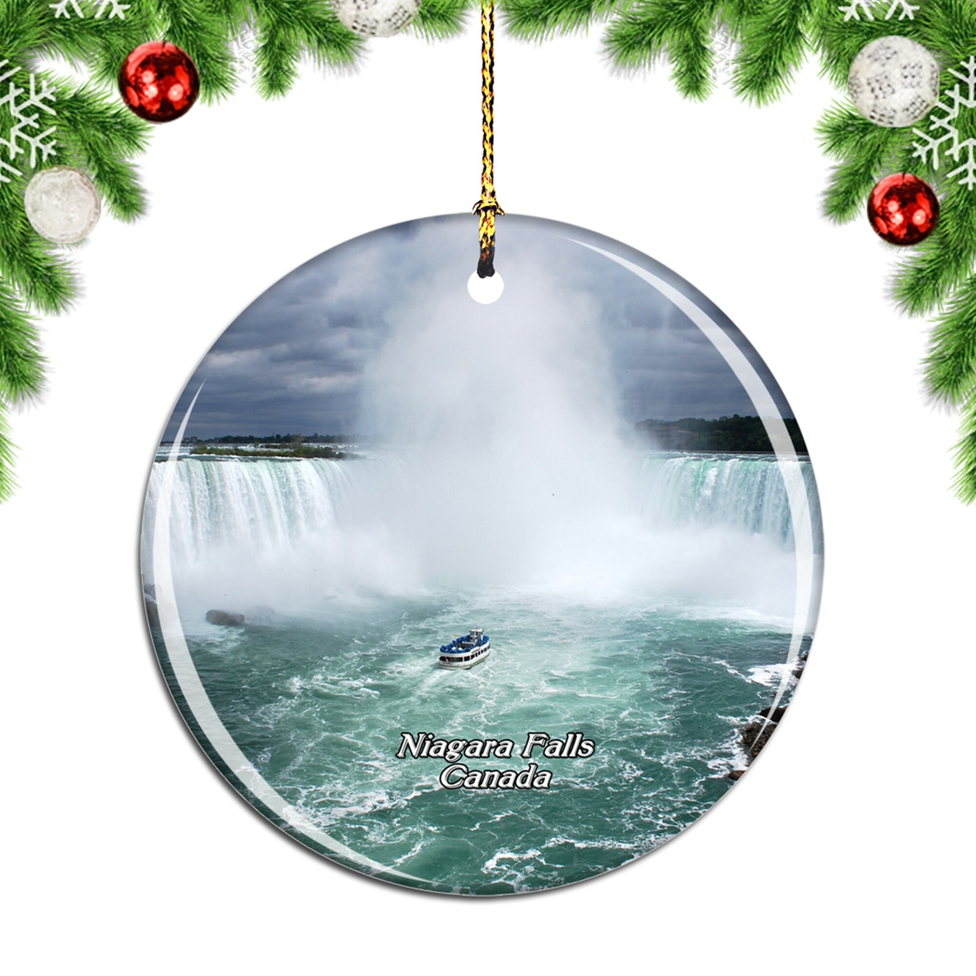 Niagara Falls Christmas Ornament 