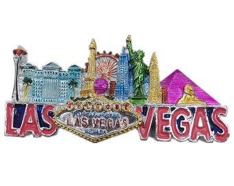 Las Vegas Unique Style Metal Fridge Magnet Home Decor Holiday Souvenir Gift 3D 