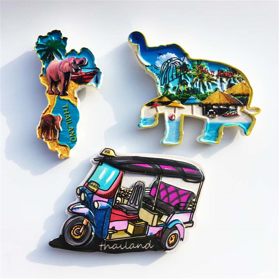 Pattaya Phuket Bangkok Thailand Fridge Travel Souvenir Gift