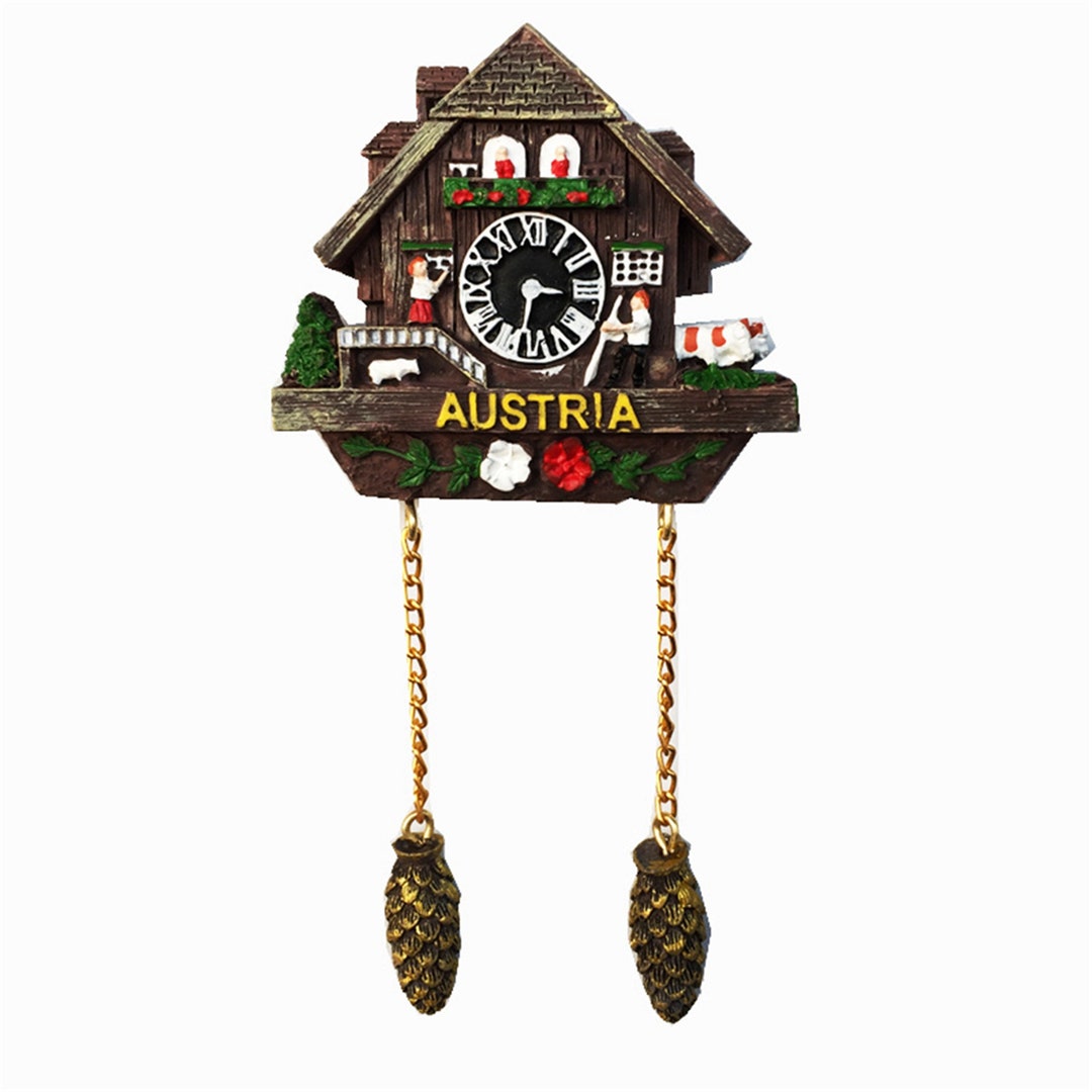 Cuckoo Clock Austria Fridge Travel Souvenir Gift Etsy