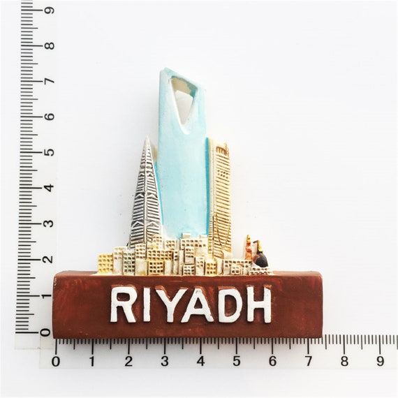 Riad Khobar Jeddah Saudi Arabien Kühlschrankmagnet Reise Souvenir Geschenk  Sammlung Handwerk Kühlschrank Dekoration - .de