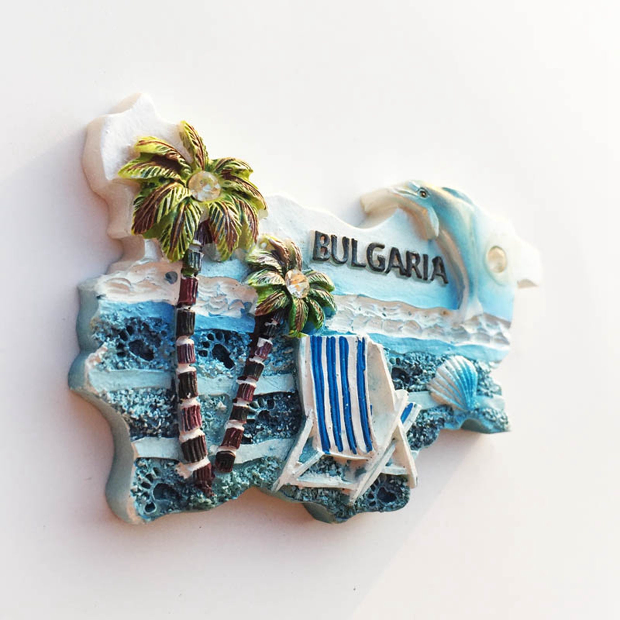 Afghanistan Kühlschrankmagnet – 3D Holz-Magnet, Reise-Souvenir – Handgemacht, Ca. 7,6–10,2 Cm