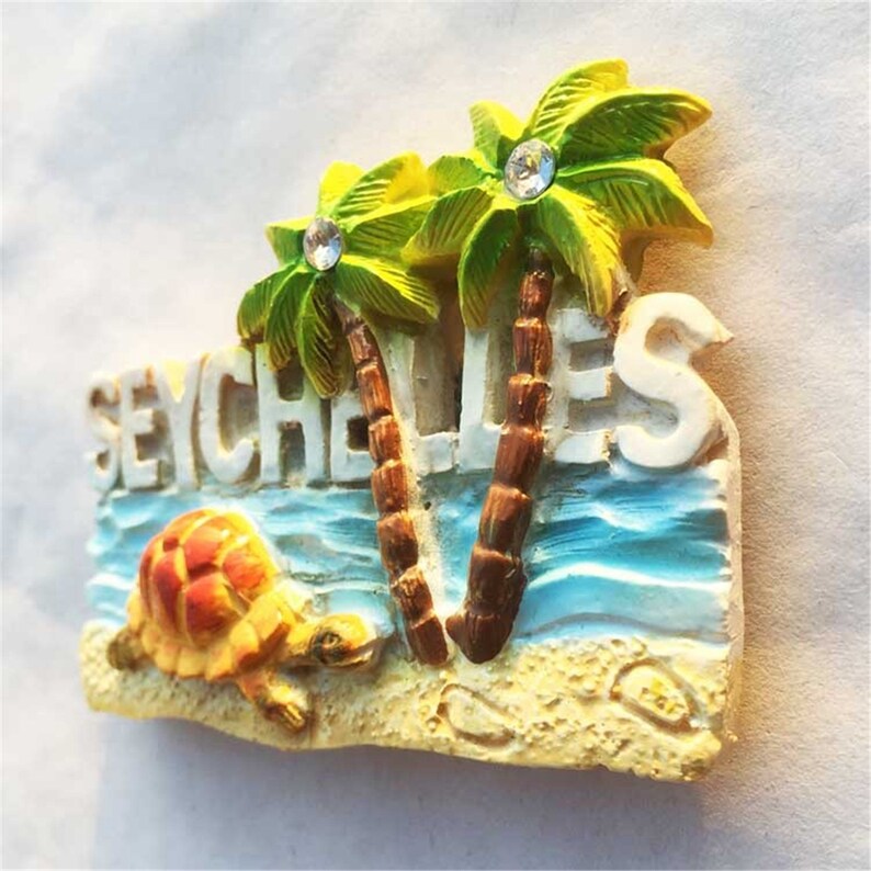 Praslin Seychelles Love Island Fridge Travel Souvenir Etsy
