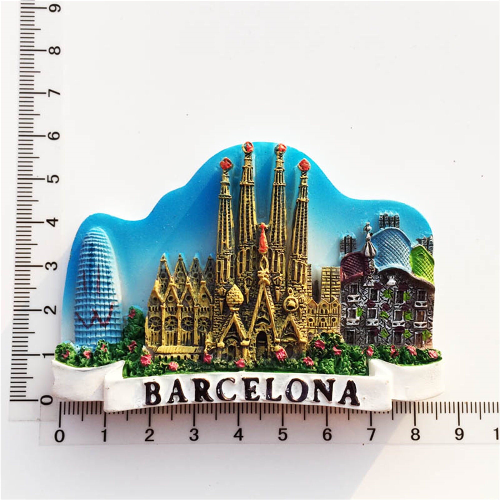 Fridge Magnet Spain, Barcelona, Sevilla Landmark Icon 3D Model for Travel  Souvenir Gift, Kitchen Home Decoration, Collections 