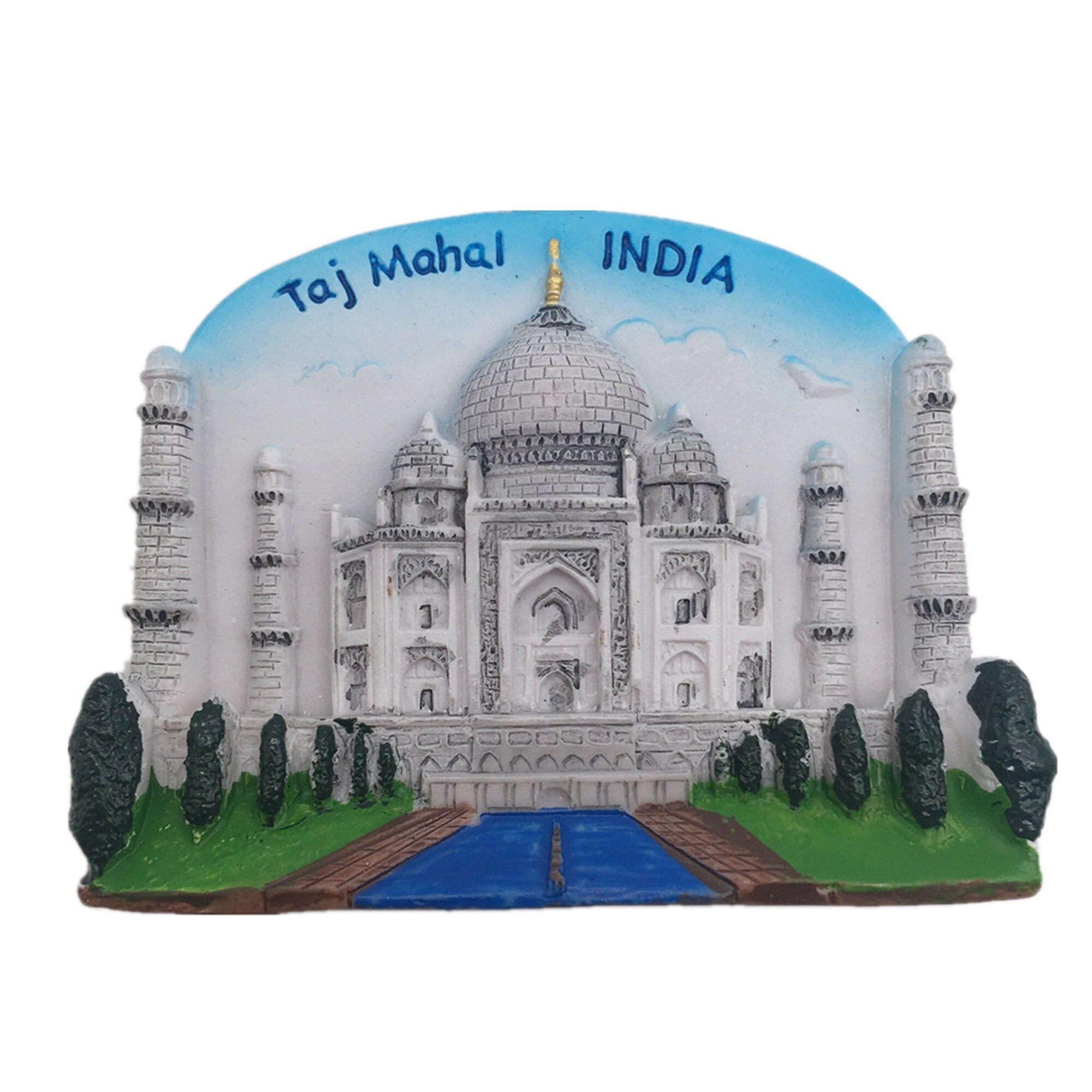Taj Mahal Agra India,Collectible Crafts Souvenir Resin 3D Fridge