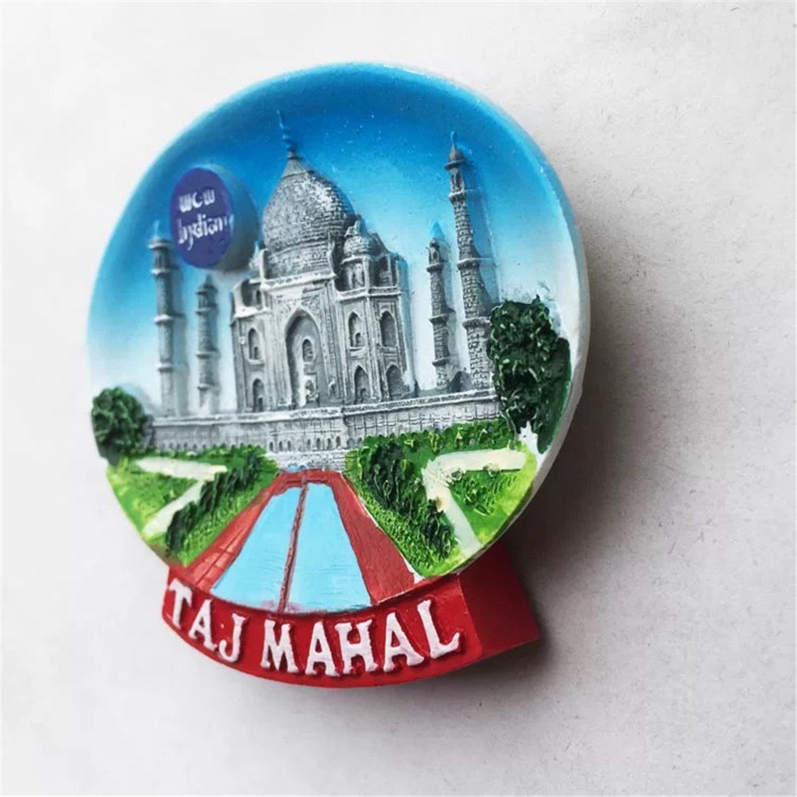 Taj Mahal Agra India Fridge Beer Opener Travel Souvenir Etsy