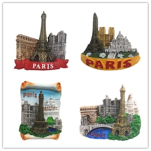 Paris Tower France Fridge Magnet Travel Souvenir Gift Collection Craft Refrigerator Decoration