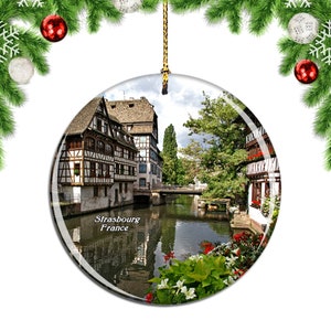 Strasbourg France Christmas Ornament Souvenir Gift Porcelain - Etsy