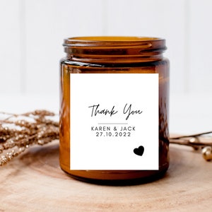 Personalisierte Danke Jubiläum Sticker/ Gastgeschenk Etiketten/ Hochzeit Süße TaschenAufkleber/ Geschenkbox/ Kerzenbegünstigung/ Aktivität Kindertasche/ Etiketten