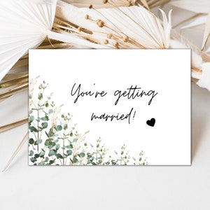 Sie heiraten! Zukünftige Mrs Hen Party Karte/ To the Bride to be/ Happy Hen Do Karte/ An die Braut/ Personalisierte Brautparty/Junggesellinnenabschiene