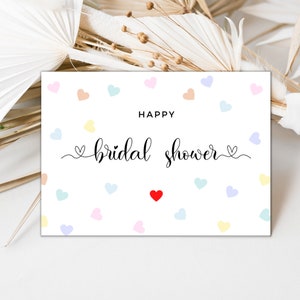 Happy Bridal Shower Karte/ Soon to be Mrs Hen Party/ To the Bride to be/ Happy Hen Do Karte/ An die Braut/ Personalisierte Brautpartykarte