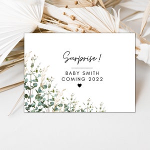 Surprise Card! Baby Coming Soon/ Having A Baby/ New Baby Surprise Card/ Baby Announcement/ Gender Reveal Card/ Pregnancy Reveal Ideas/ A40